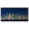 Designart - San Francisco Skyline at Night - Cityscape Canvas Print